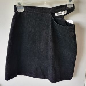 Womens Elodie Ribbed Coderoy Skirt Size S